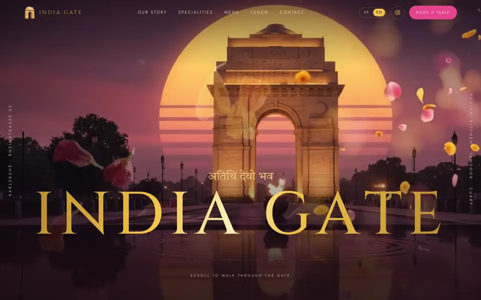 India Gate website